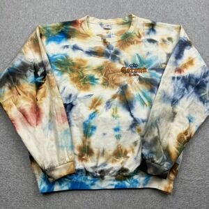 VTG Crazy Shirts Hawaii Corona Shirt Mens XL Tie Dye Beer Crew Long Sleeve USA
